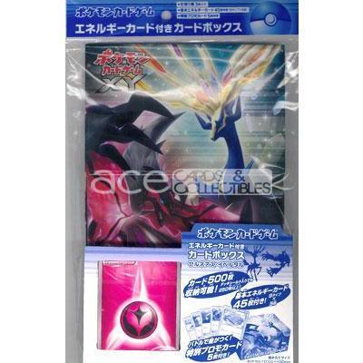 Pokemon TCG Storage Box Energy (Xerneas &amp; Yveltal)-Pokemon Centre-Ace Cards &amp; Collectibles