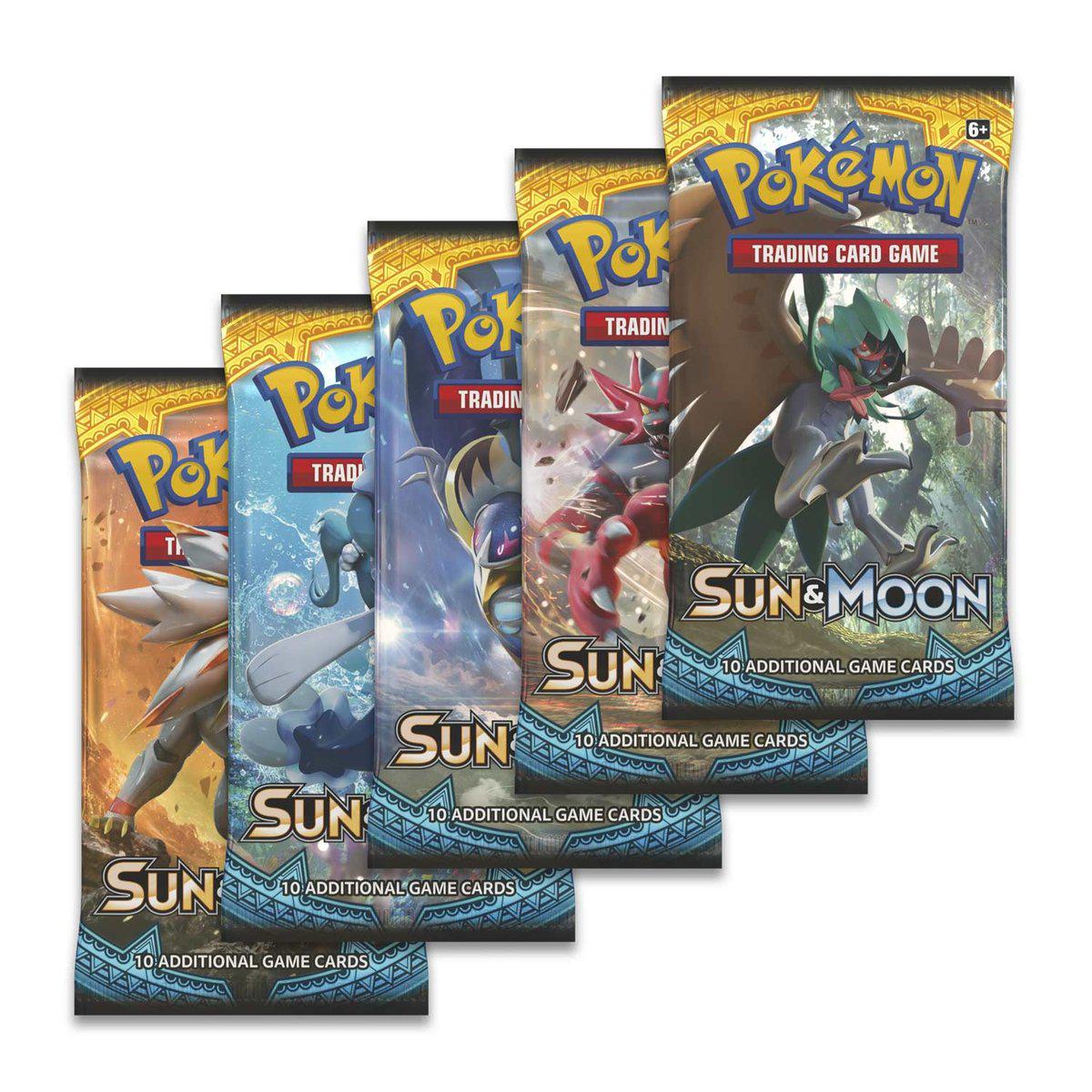Pokemon TCG: Sun &amp; Moon SM01-Booster Pack (Random)-Pokemon Centre-Ace Cards &amp; Collectibles