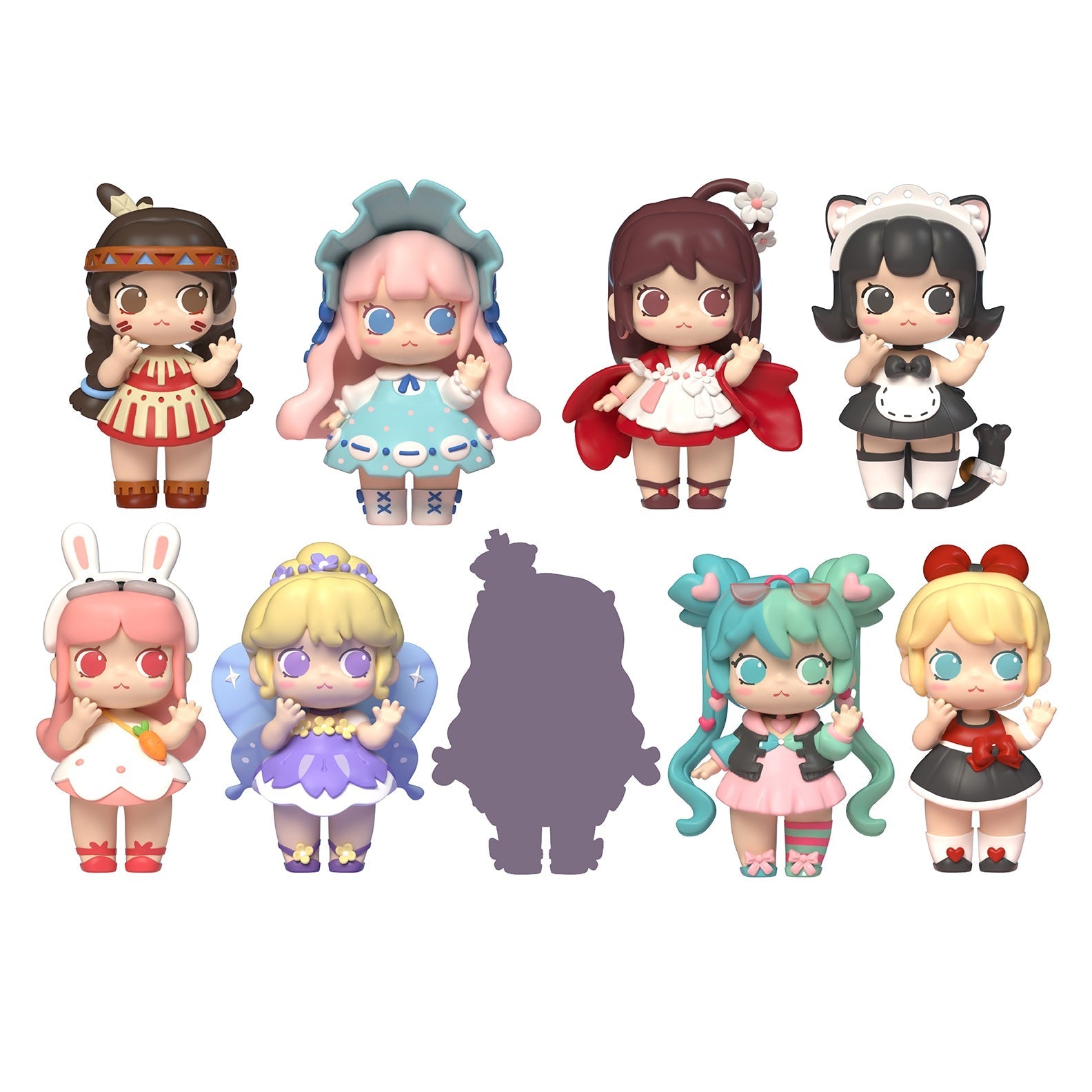 PLUMPMOA Hello ~MiniWorld~-Single Box (Random)-Pop Mart-Ace Cards & Collectibles