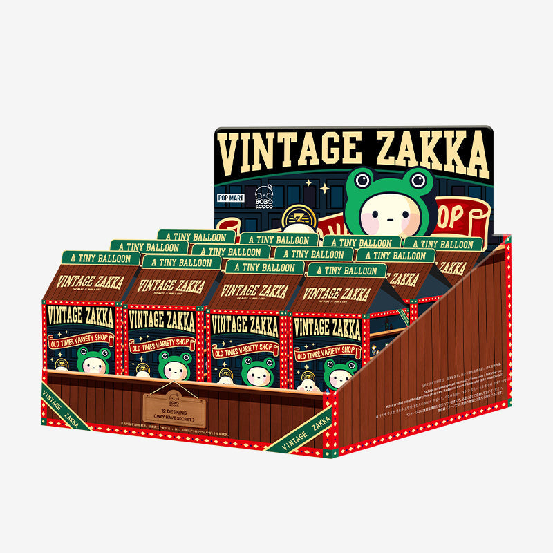POP MART Bobo &amp; Coco Vintage ZAKKA Series-Whole Display Box (12pcs)-Pop Mart-Ace Cards &amp; Collectibles