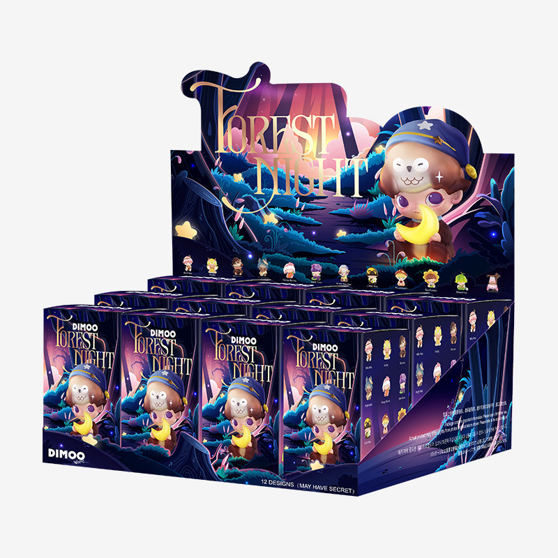 POP MART Dimoo Forest Night Series-Whole Display Box (12pcs)-Pop Mart-Ace Cards &amp; Collectibles