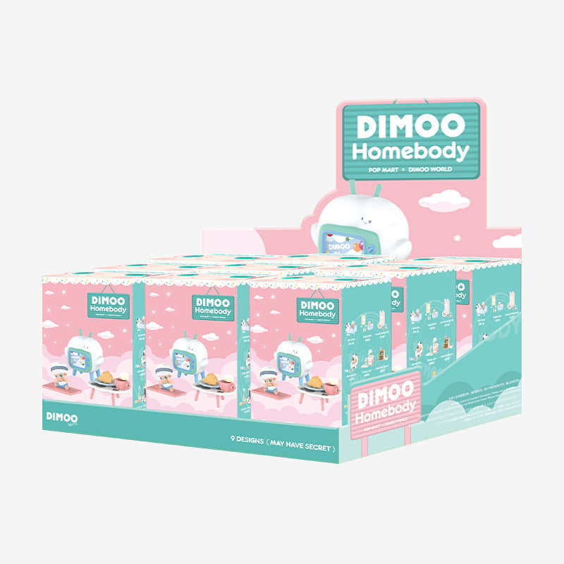 POP MART Dimoo Homebody Series-Whole Display Box (9pcs)-Pop Mart-Ace Cards &amp; Collectibles
