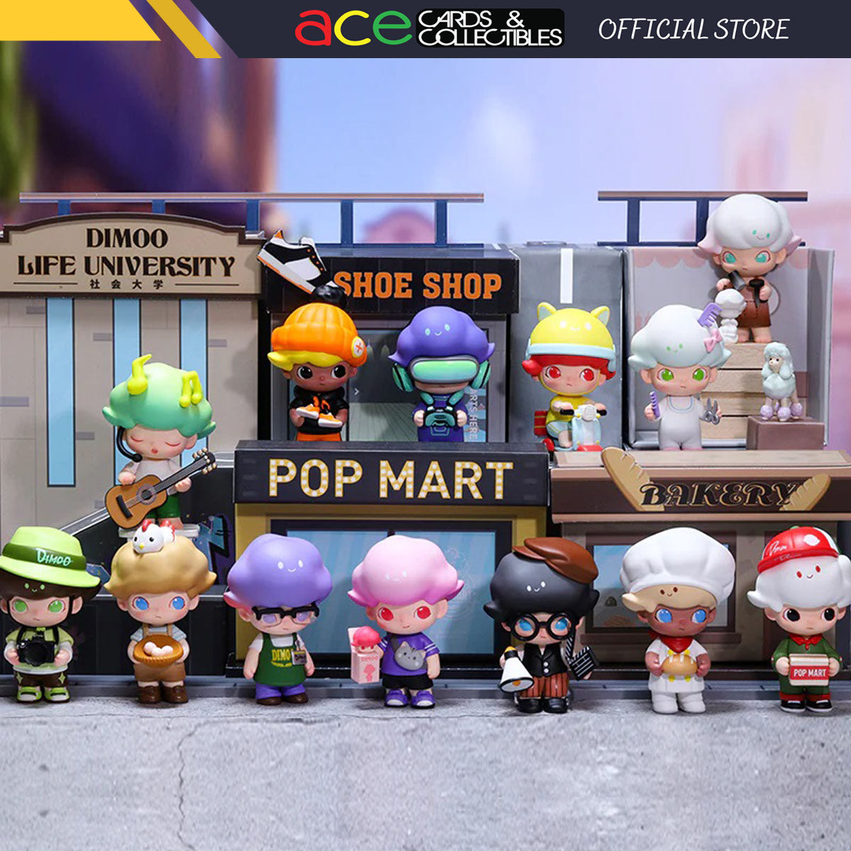 POP MART Dimoo Life University Series-Single Box (Random)-Pop Mart-Ace Cards &amp; Collectibles