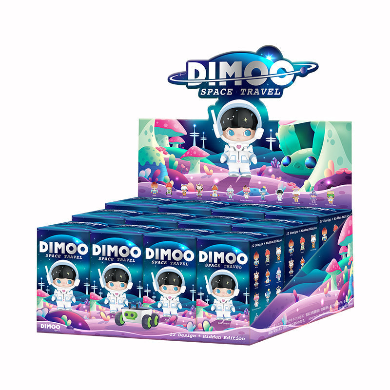 POP MART Dimoo Space Travel Series-Whole Display Box (12pcs)-Pop Mart-Ace Cards &amp; Collectibles