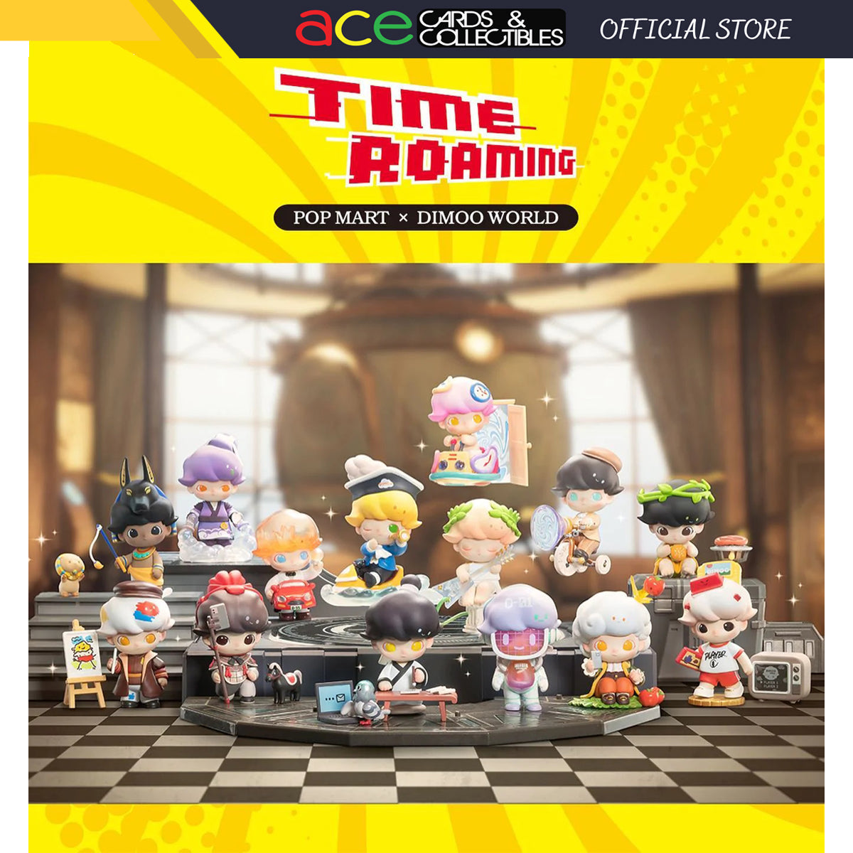 POP MART Dimoo Time Roaming Series-Single Box (Random)-Pop Mart-Ace Cards &amp; Collectibles