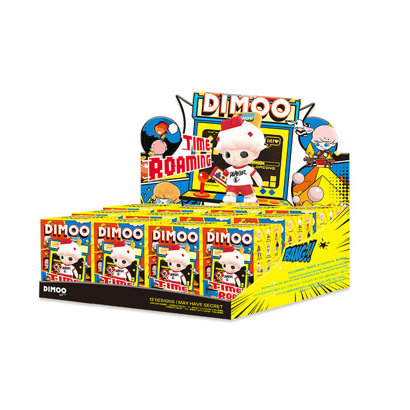 POP MART Dimoo Time Roaming Series-Whole Display Box (12pcs)-Pop Mart-Ace Cards &amp; Collectibles