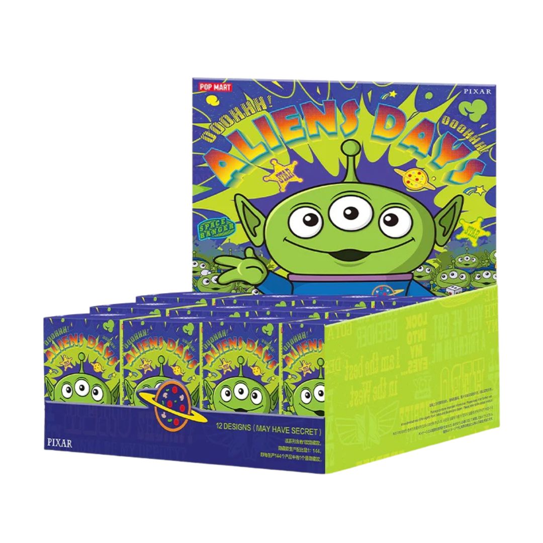 POP MART Disney Pixar Alien Day Series-Whole Display Box (12 pcs)-Pop Mart-Ace Cards &amp; Collectibles