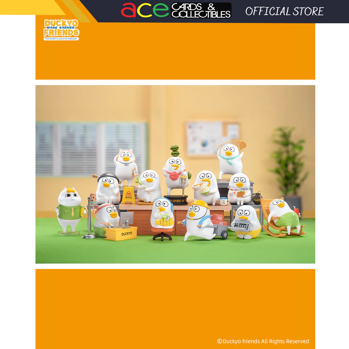 POP MART Duckyo Friends Wage Earner Series-Single Box (Random)-Pop Mart-Ace Cards &amp; Collectibles