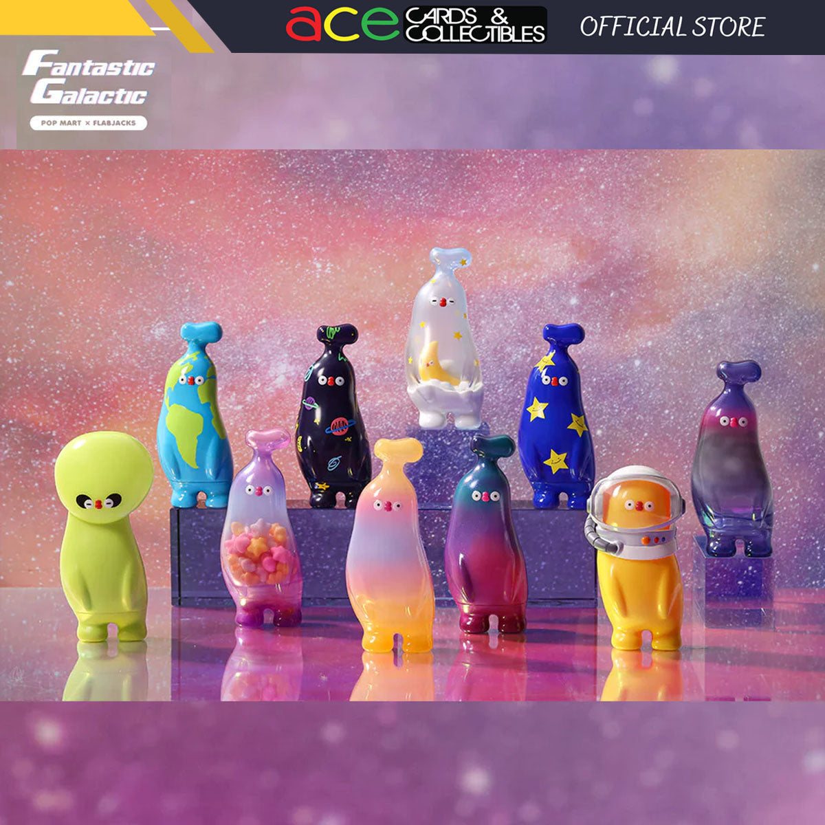 POP MART Flabjacks Banana Boo Fantastic Galactic Series-Single Box (Random)-Pop Mart-Ace Cards & Collectibles