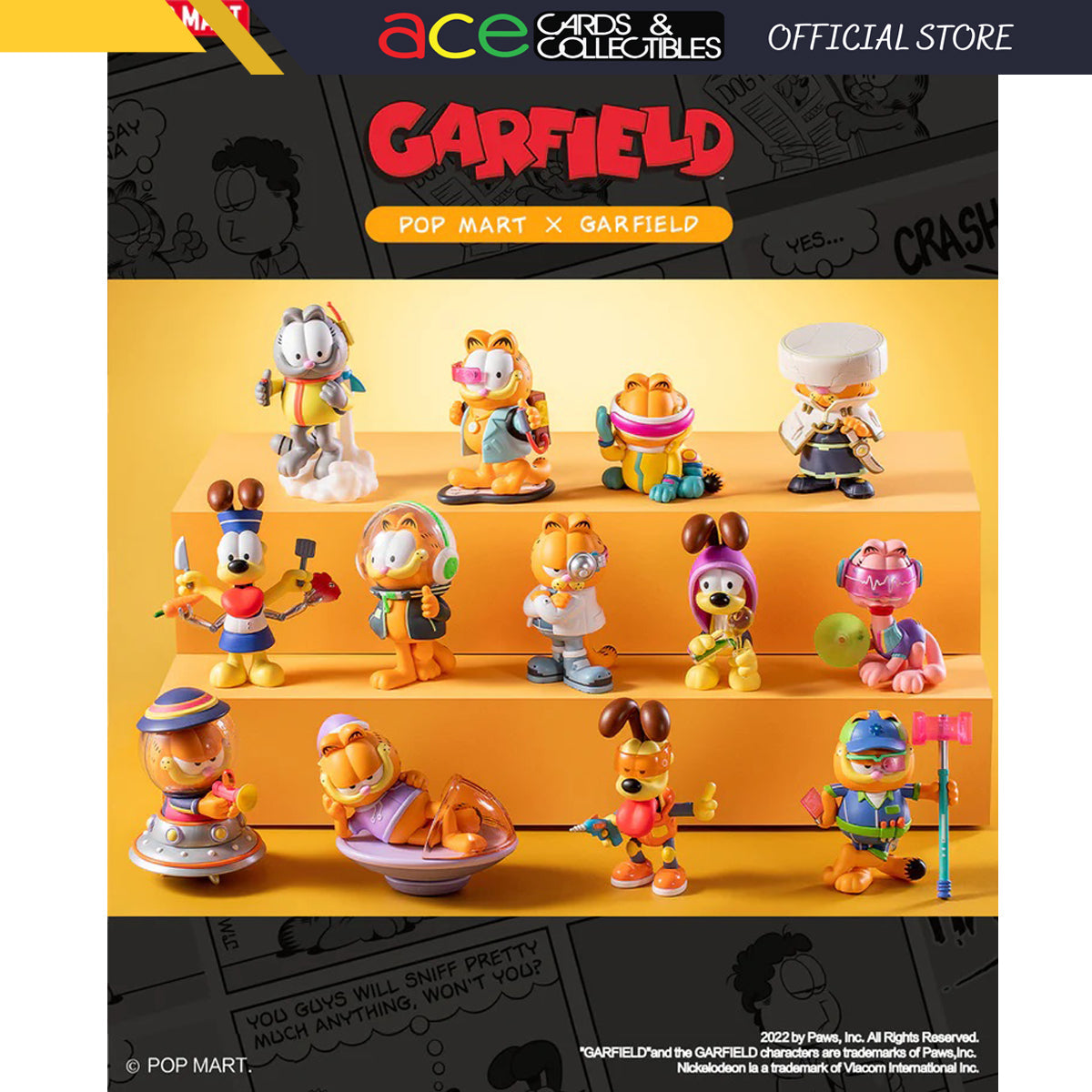 POP MART Garfield Future Fantasy Series-Single Box (Random)-Pop Mart-Ace Cards &amp; Collectibles