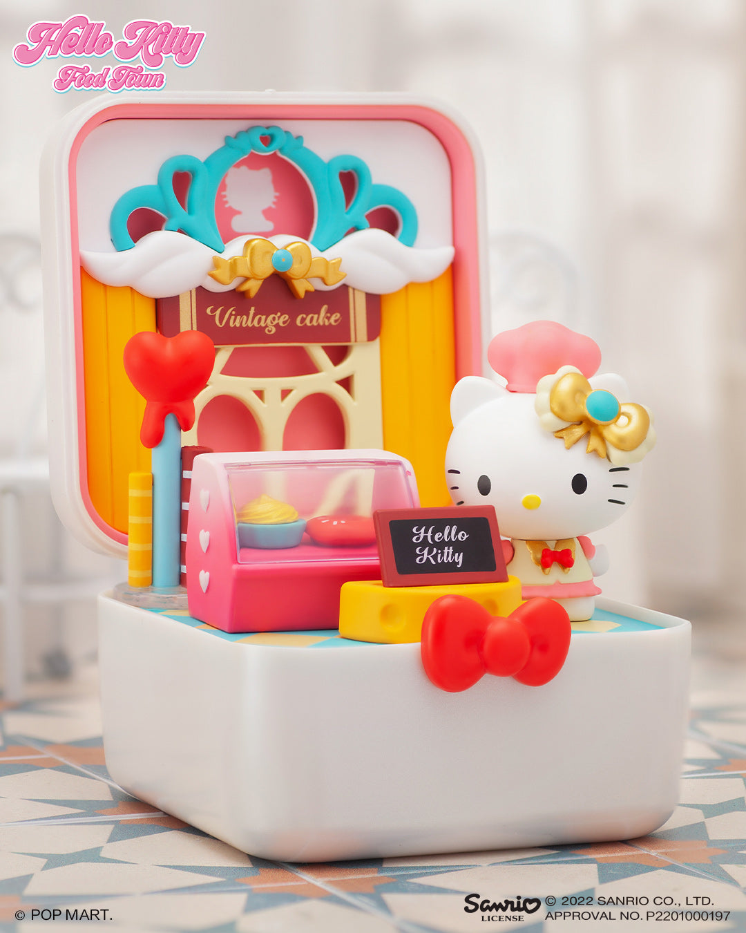 POP MART Hello Kitty Food Town Series-Single Box (Random)-Pop Mart-Ace Cards &amp; Collectibles