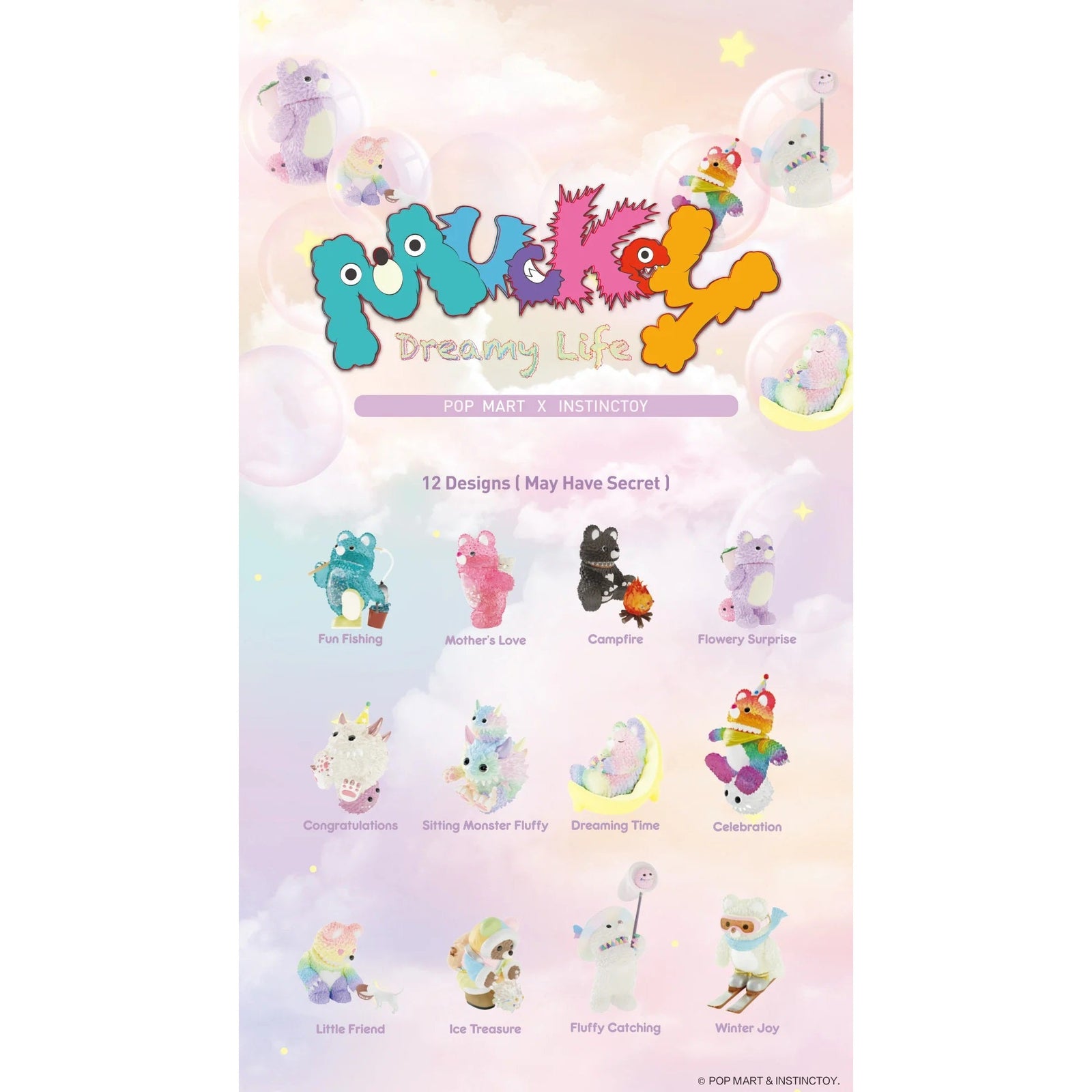 POP MART Instinctoy Muckey Dream Life Series-Single Box (Random)-Pop Mart-Ace Cards & Collectibles