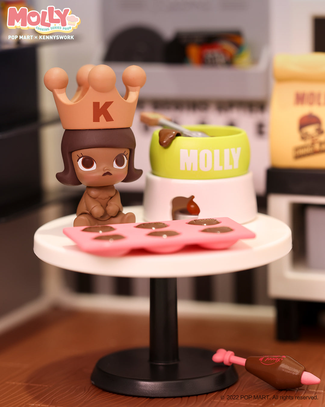 POP MART Molly Cooking Series Prop-Single Box (Random)-Pop Mart-Ace Cards &amp; Collectibles