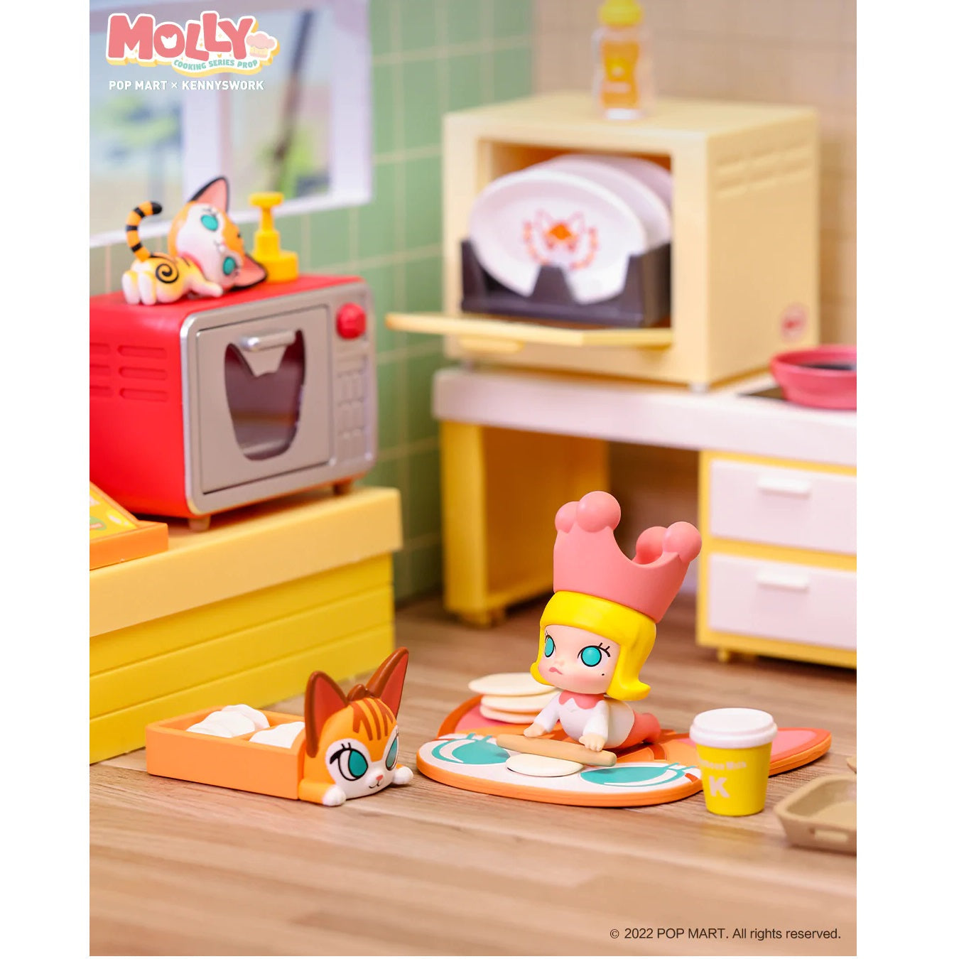 POP MART Molly Cooking Series Prop-Single Box (Random)-Pop Mart-Ace Cards & Collectibles