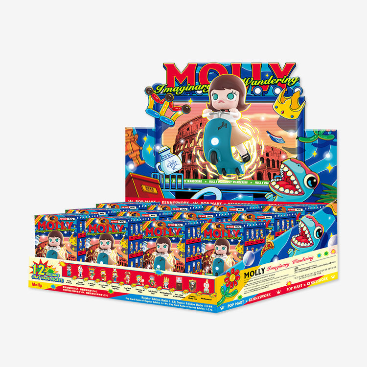 POP MART Molly Imaginary Wondering Series-Whole Display Box (12pcs)-Pop Mart-Ace Cards &amp; Collectibles