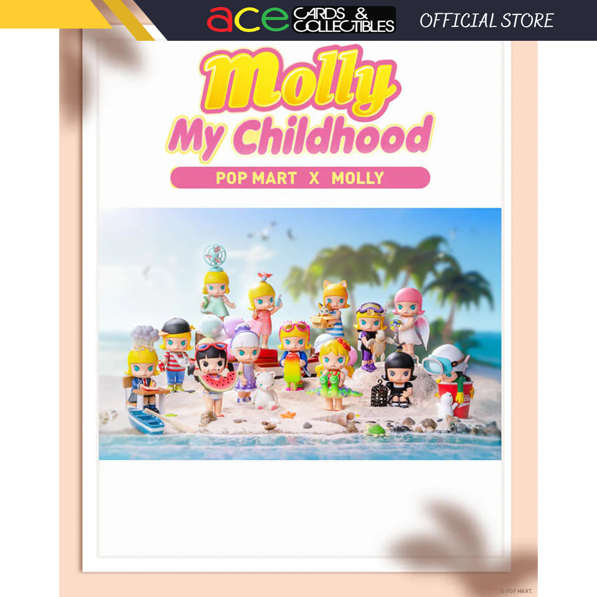 POP MART Molly My Childhood Series-Single Box (Random)-Pop Mart-Ace Cards &amp; Collectibles