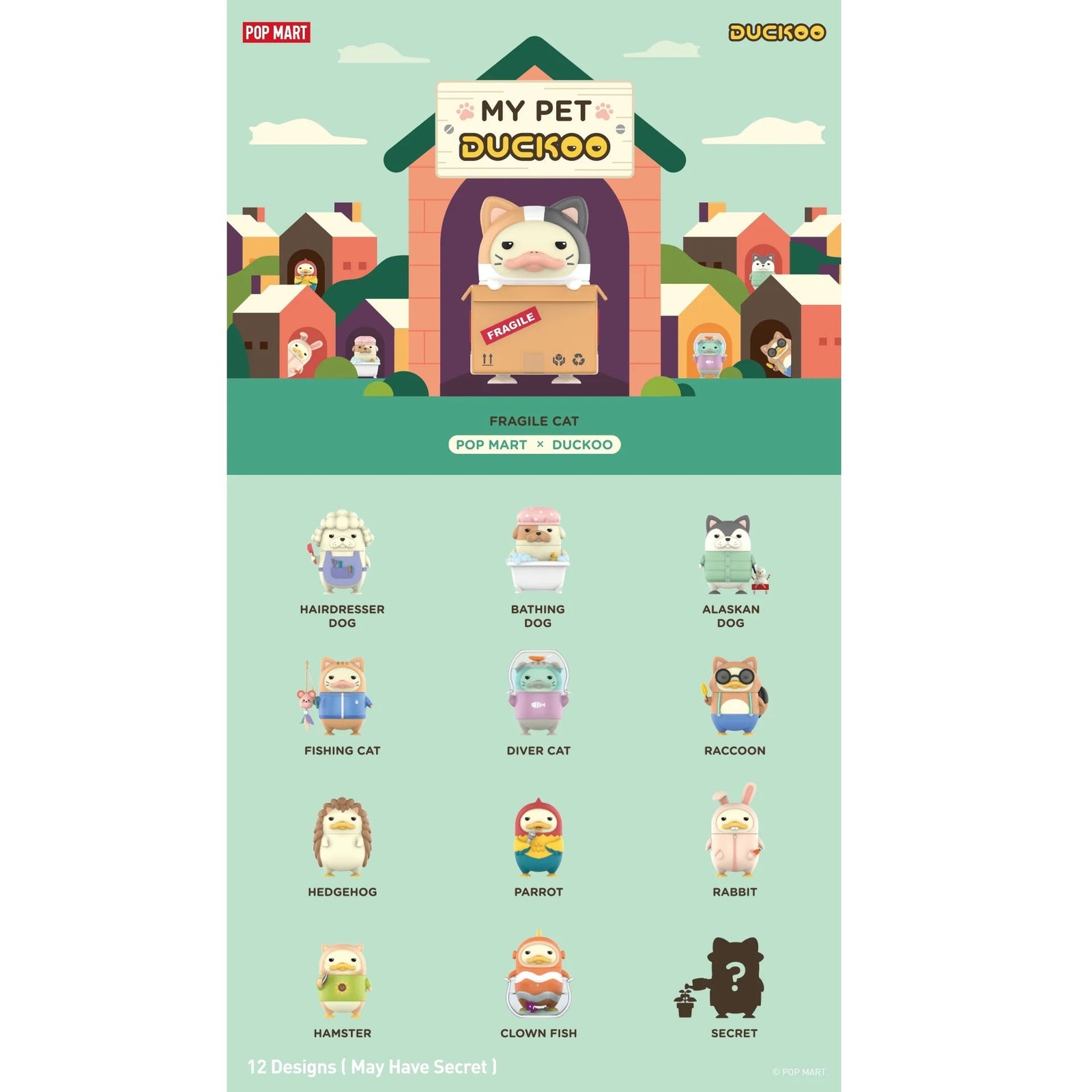 POP MART My Pet Duckoo Series-Single Box (Random)-Pop Mart-Ace Cards & Collectibles