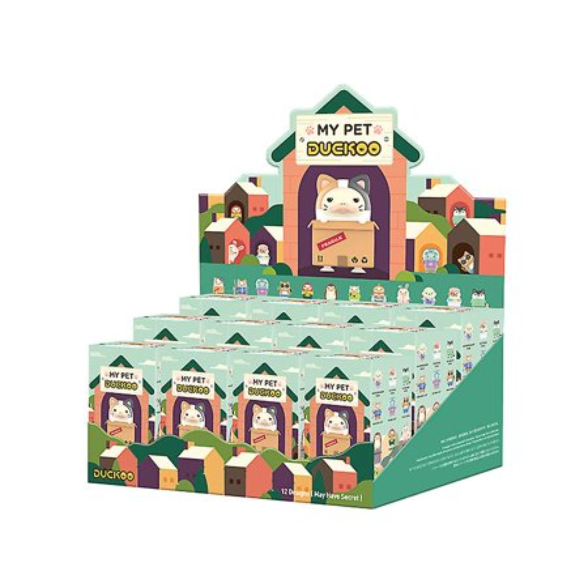 POP MART My Pet Duckoo Series-Whole Display Box (12 pcs)-Pop Mart-Ace Cards &amp; Collectibles