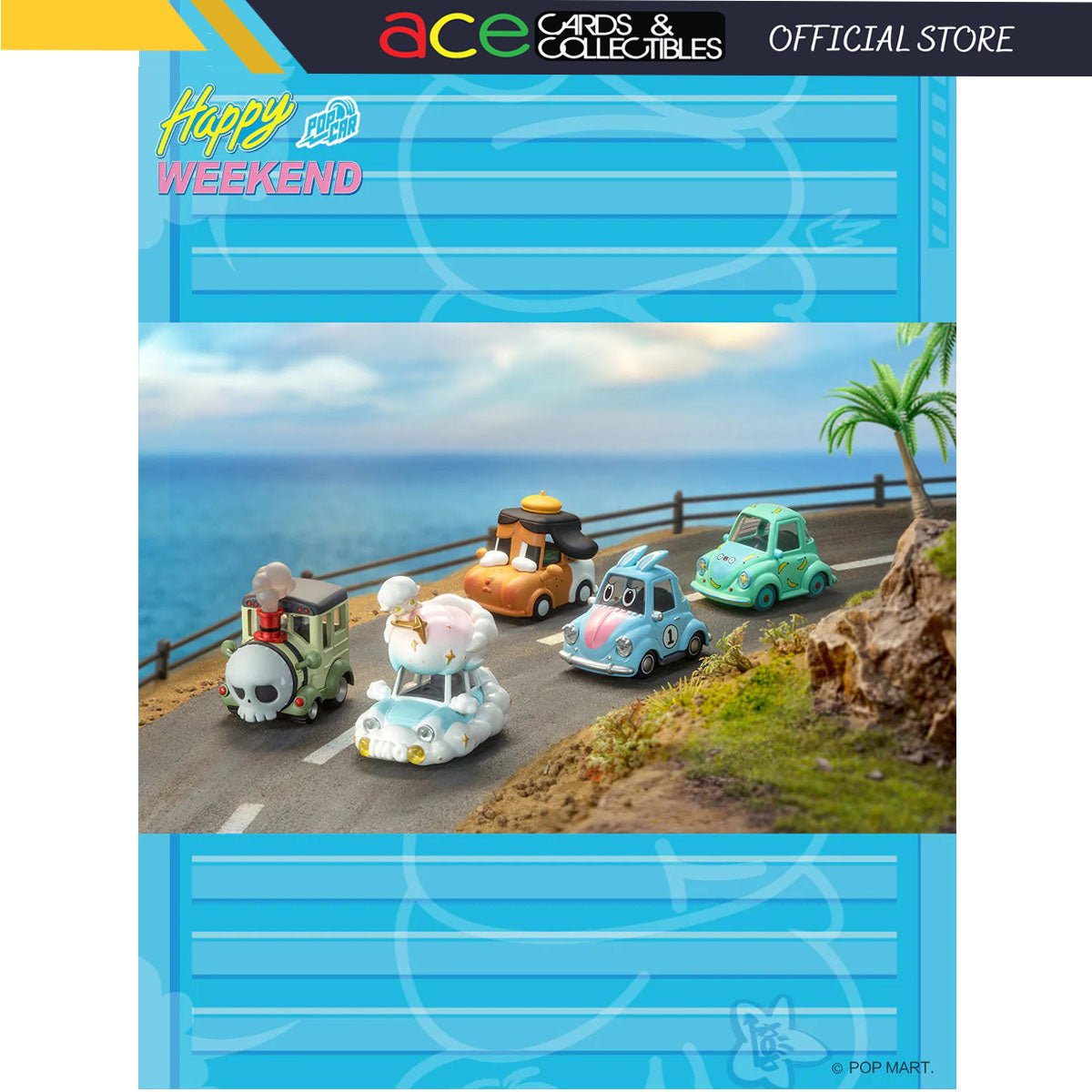 POP MART PopCar Happy Weekend Series-Single Box (Random)-Pop Mart-Ace Cards & Collectibles