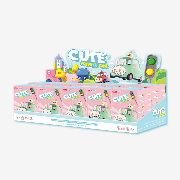 POP MART Popcar Cute Private Car Series-Whole Display Box (10pcs)-Pop Mart-Ace Cards &amp; Collectibles