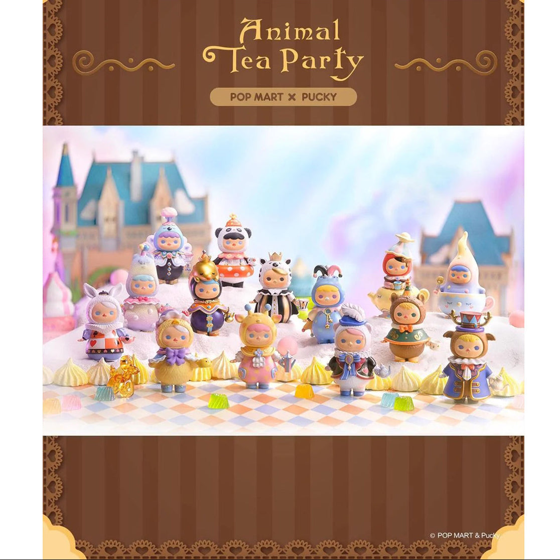 POP MART Pucky Animal Tea Party Series-Single Box (Random)-Pop Mart-Ace Cards & Collectibles