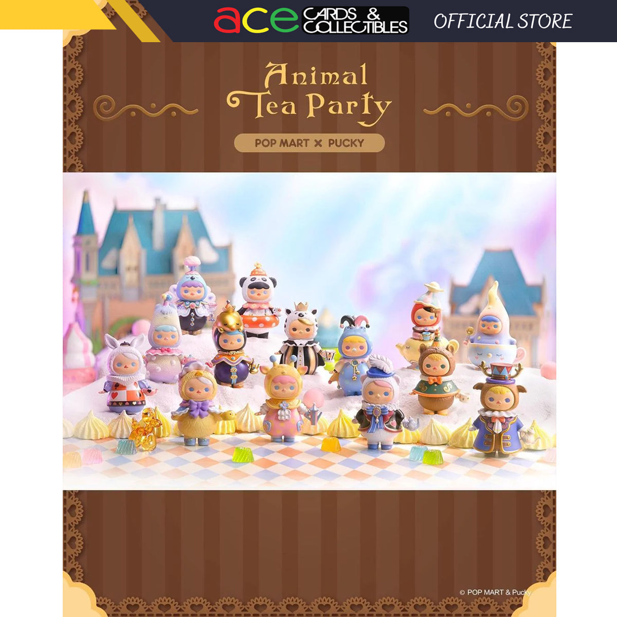 POP MART Pucky Animal Tea Party Series-Single Box (Random)-Pop Mart-Ace Cards & Collectibles