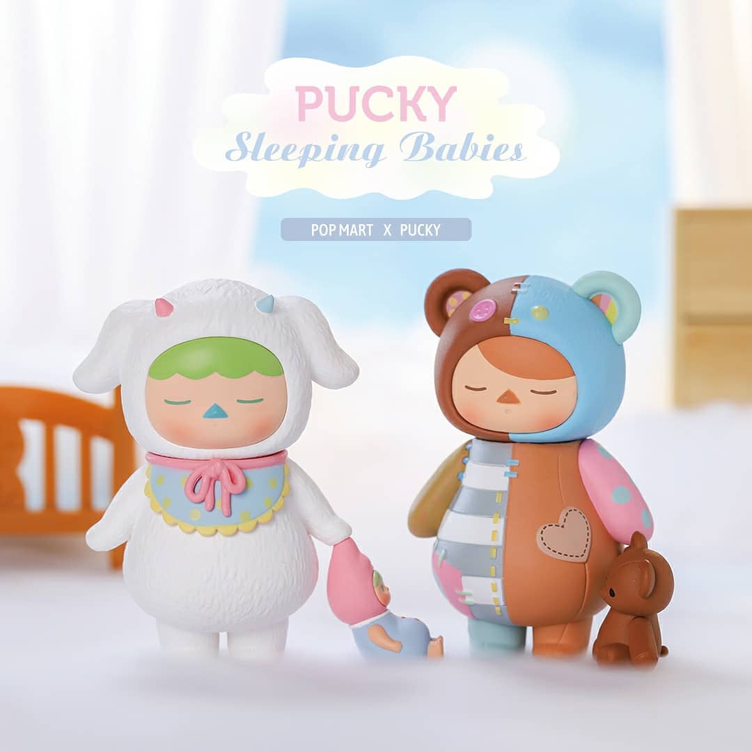 POP MART Pucky Sleeping Babies Series-Single Box (Random)-Pop Mart-Ace Cards &amp; Collectibles