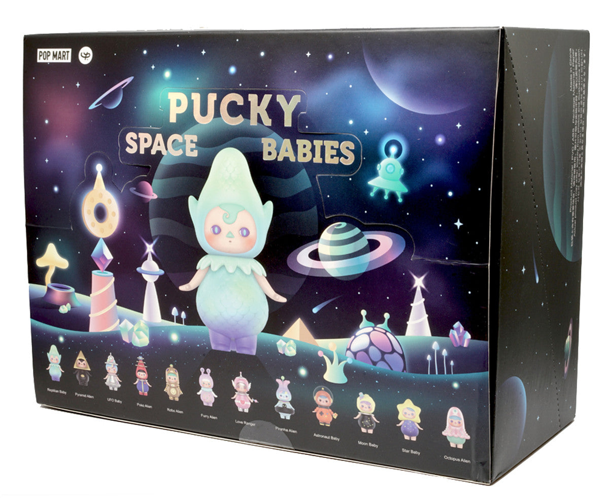POP MART Pucky Space Babies Series-Whole Display Box (12pcs)-Pop Mart-Ace Cards &amp; Collectibles
