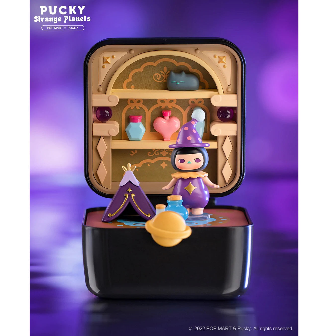 POP MART Pucky Strange Stars Scene Series-Single Box (Random)-Pop Mart-Ace Cards & Collectibles