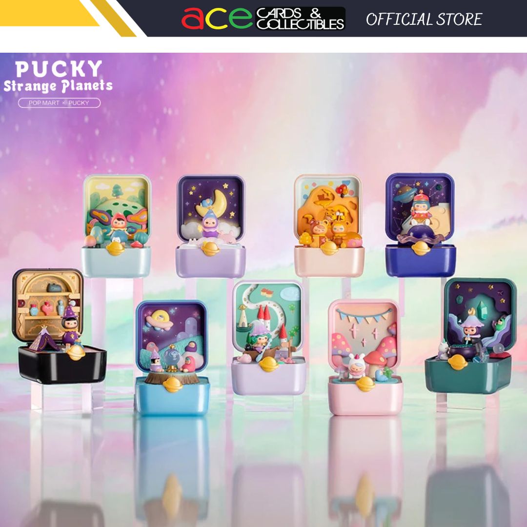 POP MART Pucky Strange Stars Scene Series-Single Box (Random)-Pop Mart-Ace Cards &amp; Collectibles