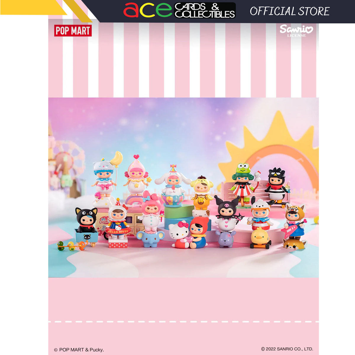 POP MART Pucky x Sanrio Characters Series x Hello Kitty-Single Box (Random)-Pop Mart-Ace Cards & Collectibles