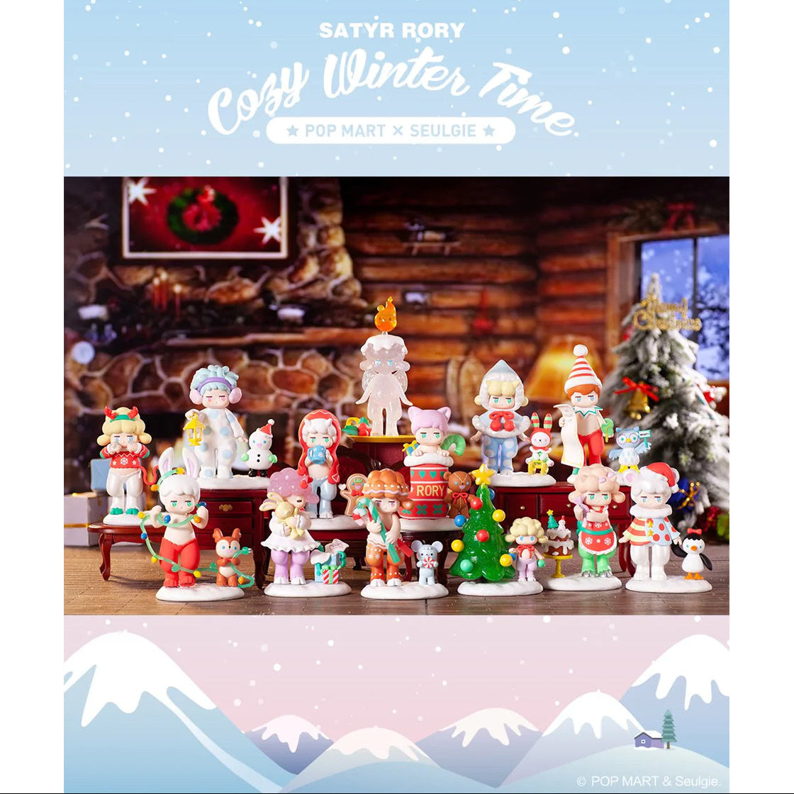 POP MART Satyr Rory Cozy Winter Time Series-Single Box (Random)-Pop Mart-Ace Cards & Collectibles