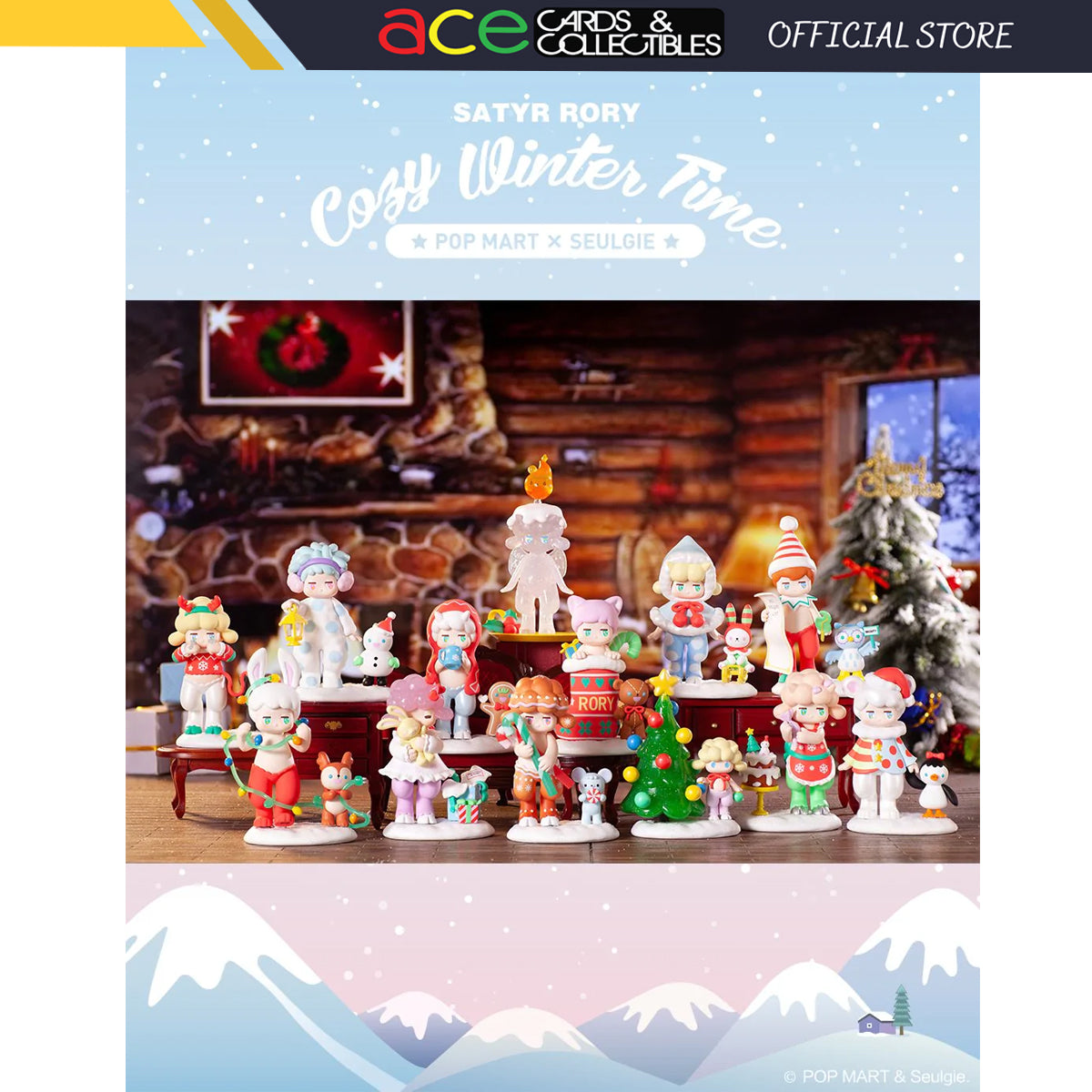POP MART Satyr Rory Cozy Winter Time Series-Single Box (Random)-Pop Mart-Ace Cards &amp; Collectibles