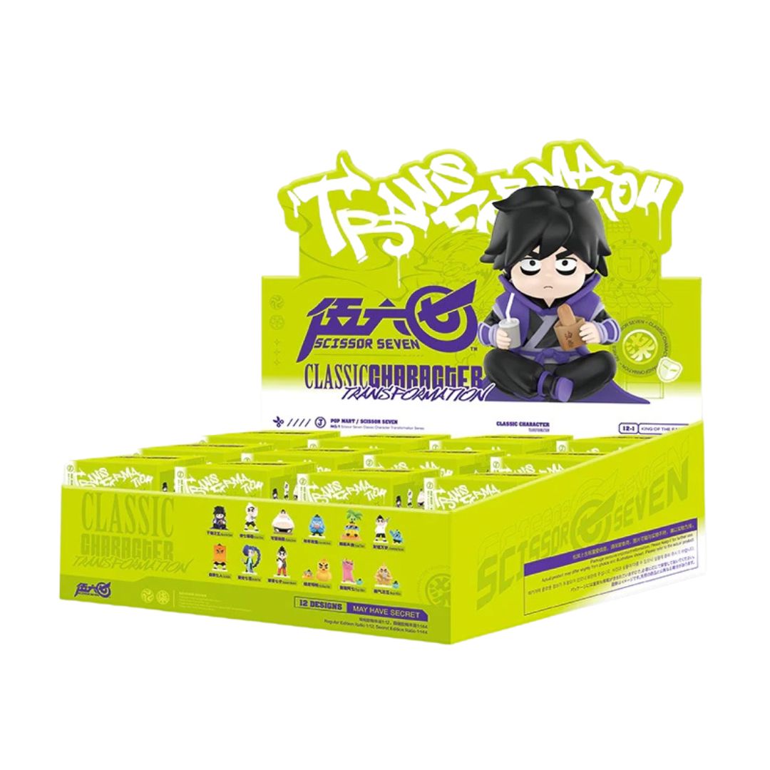 POP MART Scissor Seven Classic Character Transformation Series-Single Box (Random)-Pop Mart-Ace Cards & Collectibles