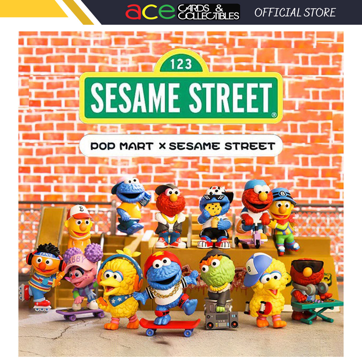 POP MART Sesame Street Street Series-Single Box (Random)-Pop Mart-Ace Cards &amp; Collectibles