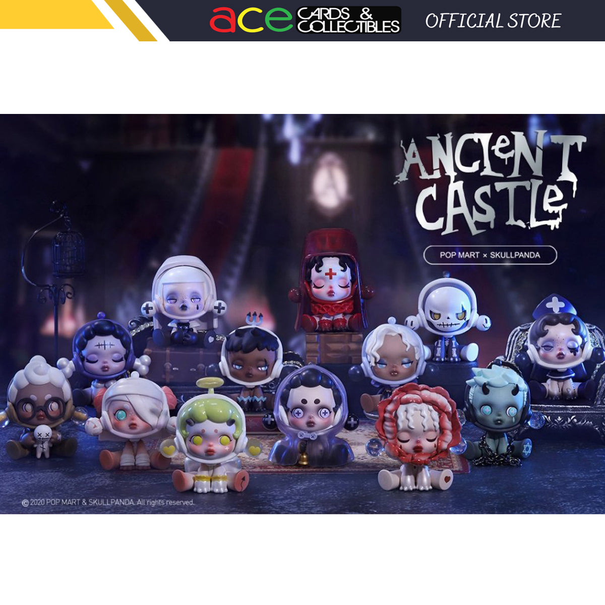 POP MART Skull Panda Ancient Castle Series-Single Box (Random)-Pop Mart-Ace Cards &amp; Collectibles
