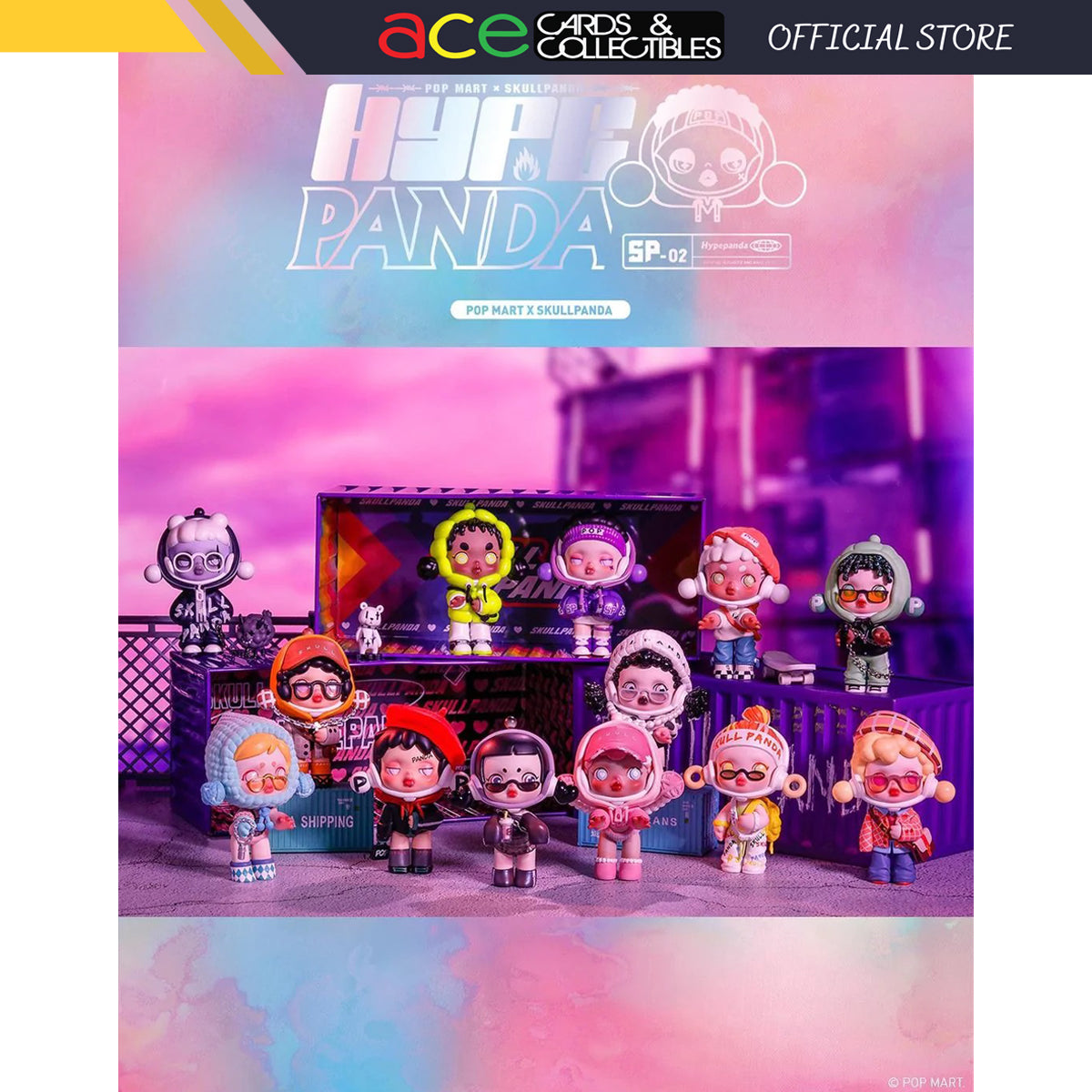 POP MART Skull Panda Hypepanda Series-Single Box (Random)-Pop Mart-Ace Cards &amp; Collectibles