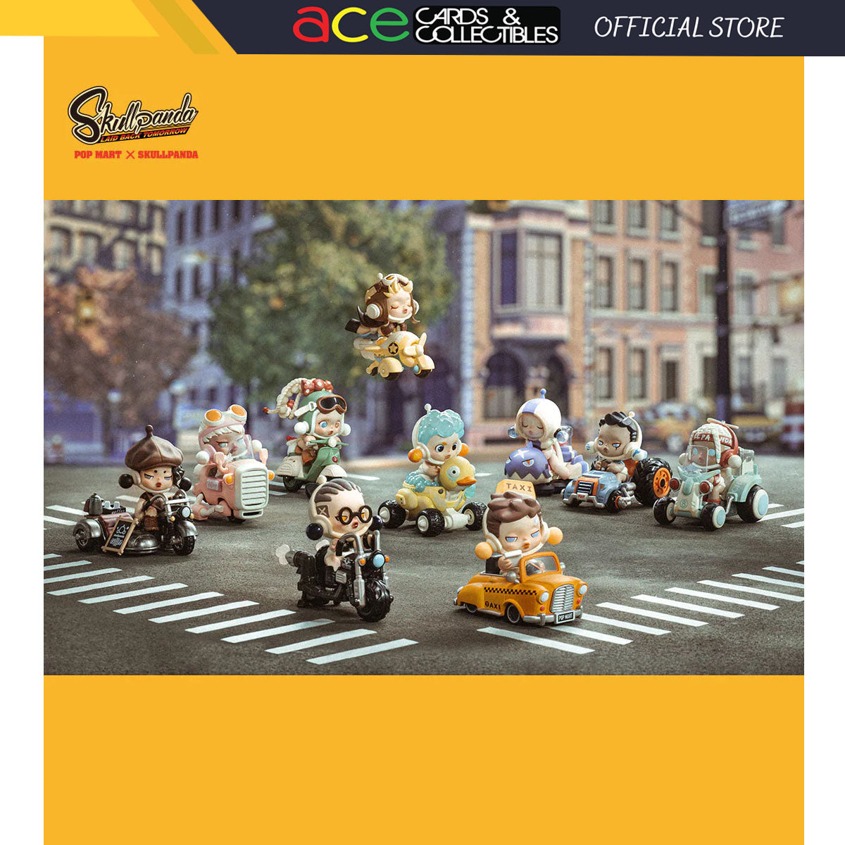 POP MART Skull Panda Laid Back Tomorrow Series-Single Box (Random)-Pop Mart-Ace Cards & Collectibles