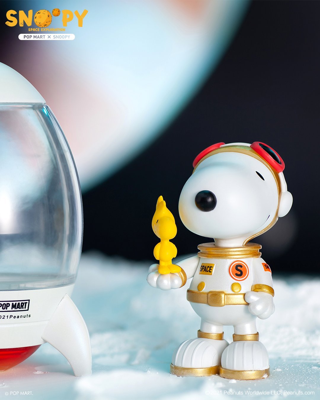 POP MART Snoopy Space Exploration Series-Single Box (Random)-Pop Mart-Ace Cards &amp; Collectibles