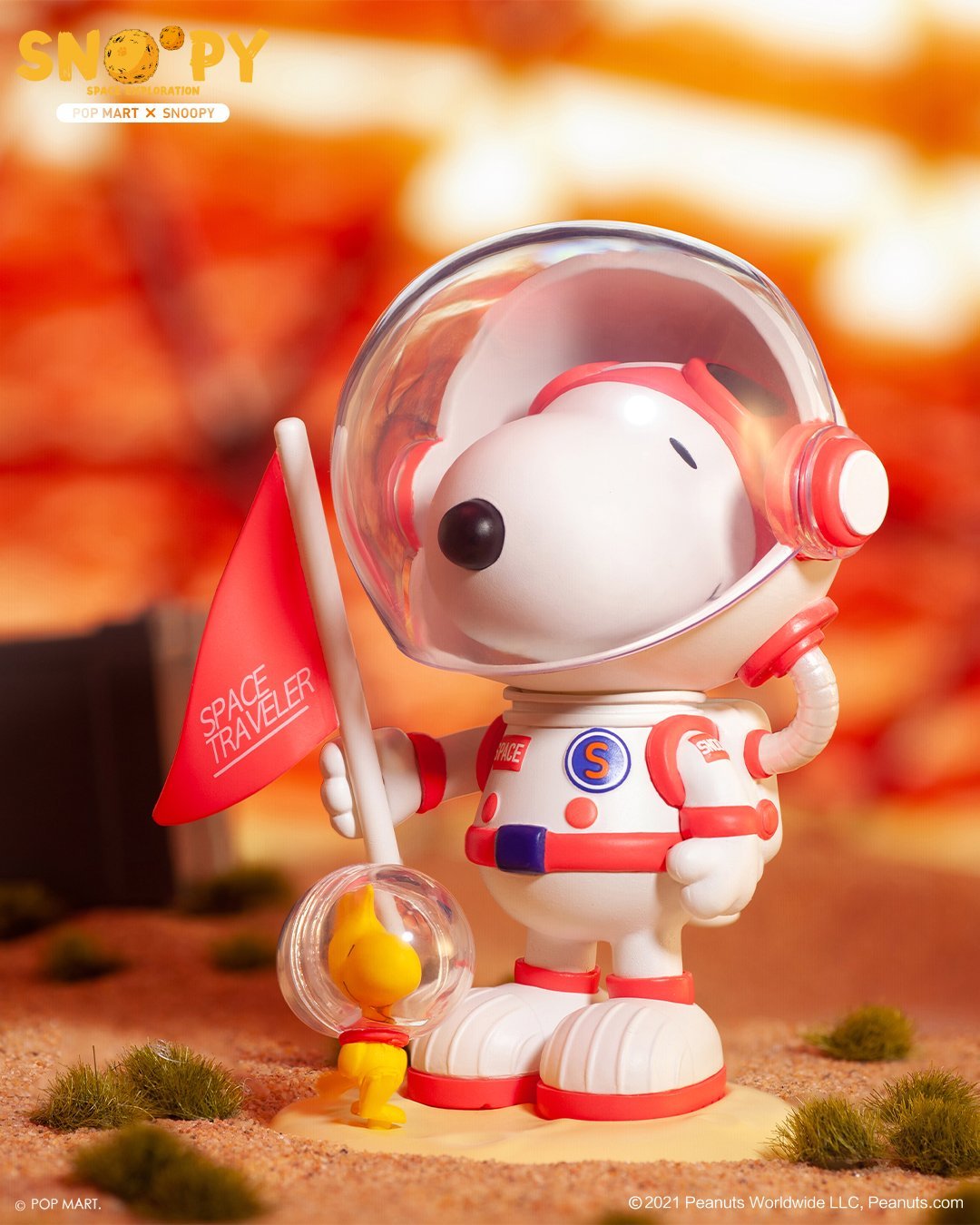 POP MART Snoopy Space Exploration Series-Single Box (Random)-Pop Mart-Ace Cards &amp; Collectibles