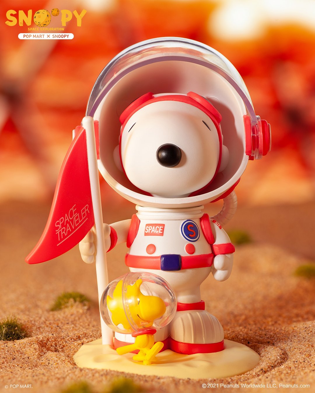 POP MART Snoopy Space Exploration Series-Single Box (Random)-Pop Mart-Ace Cards &amp; Collectibles