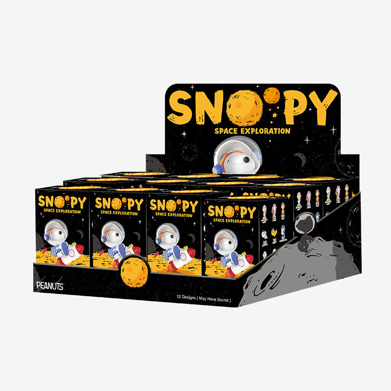 POP MART Snoopy Space Exploration Series-Whole Display Box (12pcs)-Pop Mart-Ace Cards &amp; Collectibles