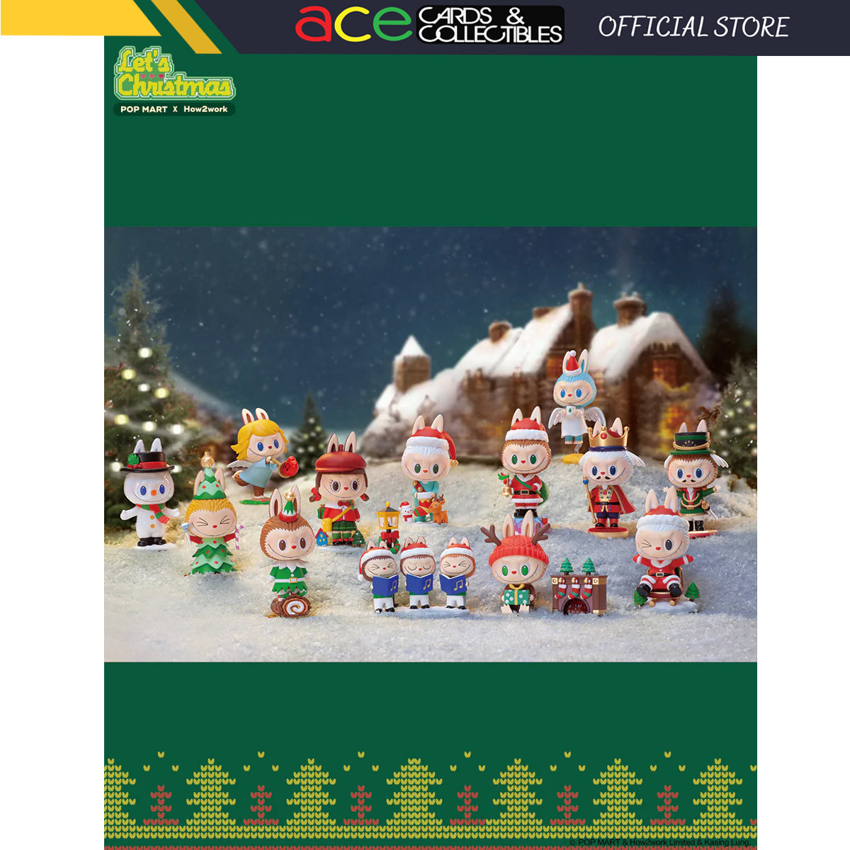 POP MART The Monsters Let&#39;s Christmas Series-Single Box (Random)-Pop Mart-Ace Cards &amp; Collectibles