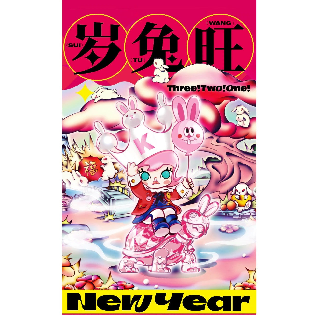 POP MART Three, Two, One! Happy Chinese New Year Series-Single Box (Random)-Pop Mart-Ace Cards & Collectibles