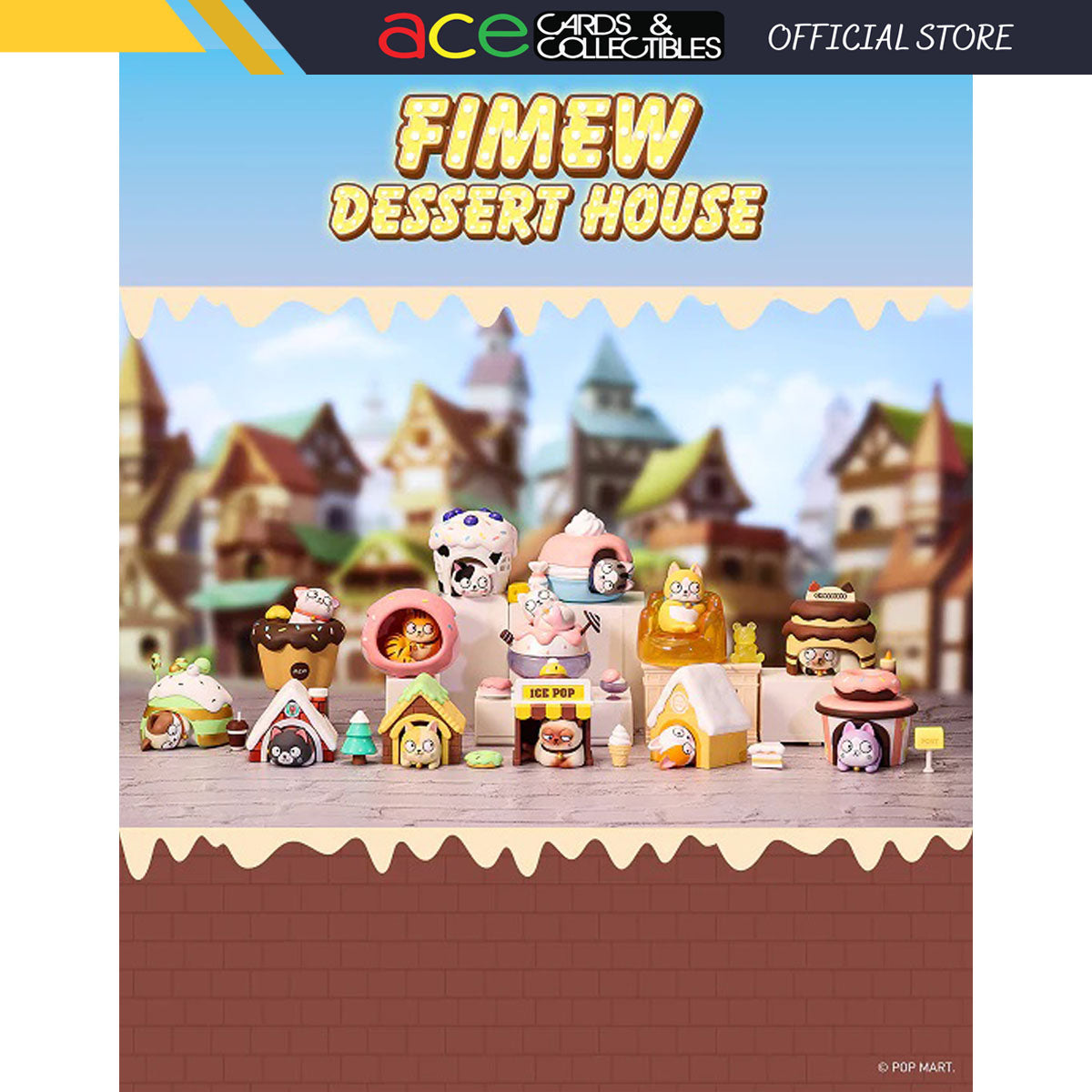 POP MART Yumiao FiMew Dessert House Series-Single Box (Random)-Pop Mart-Ace Cards &amp; Collectibles