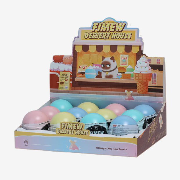 POP MART Yumiao FiMew Dessert House Series-Whole Display Box (12pcs)-Pop Mart-Ace Cards &amp; Collectibles