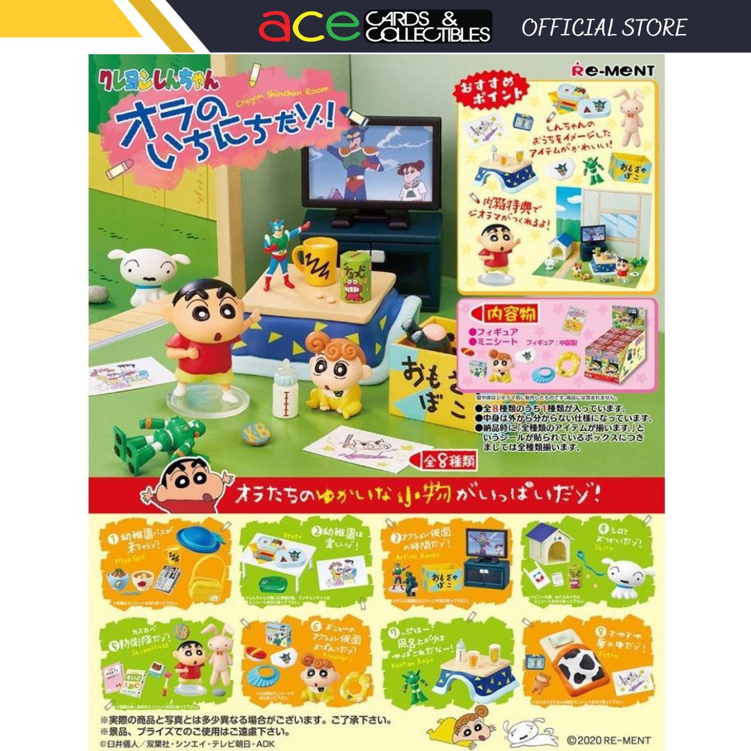 Re-Ment Crayon Shinchan Room-Single Box (Random)-Re-Ment-Ace Cards &amp; Collectibles