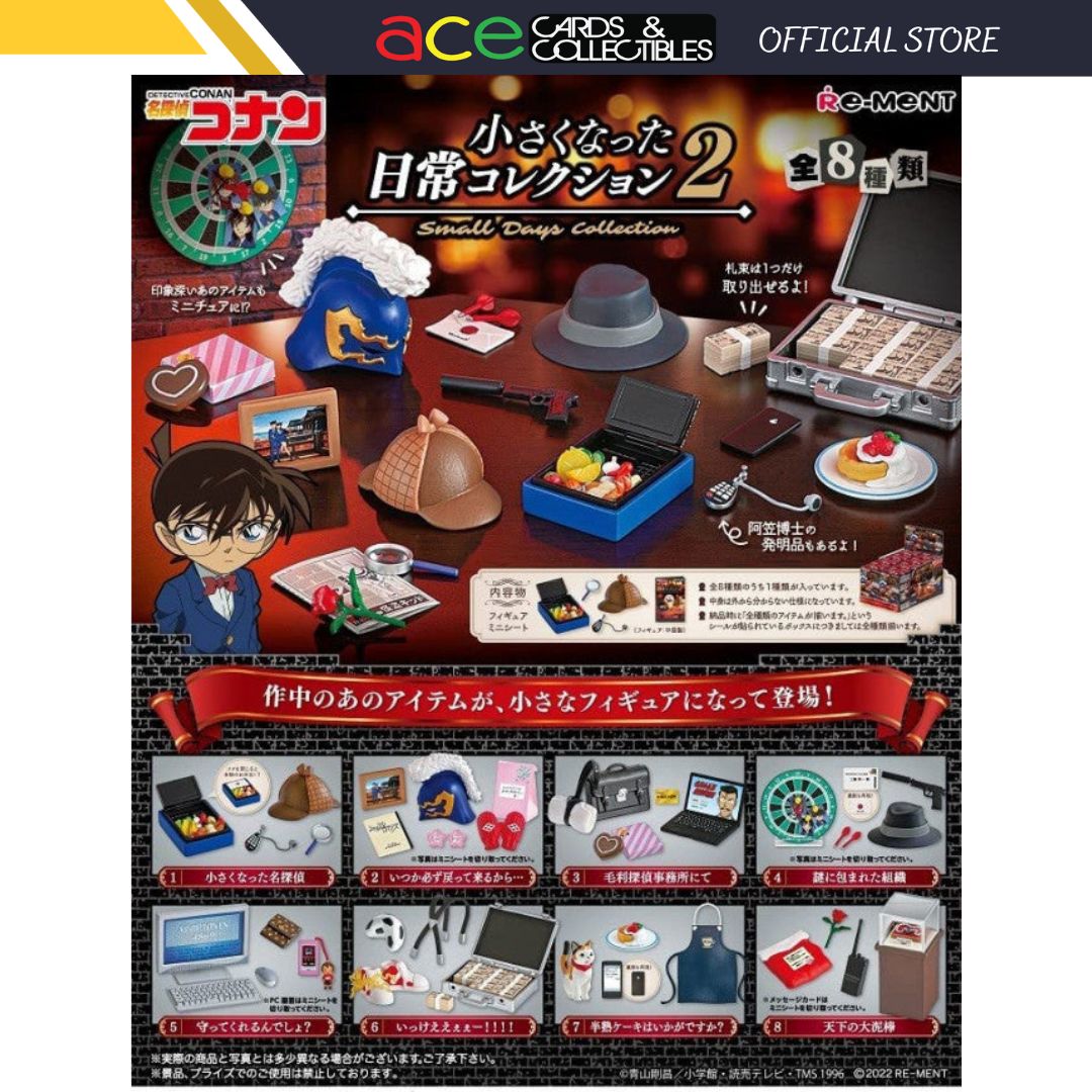 Re-Ment Detective Conan Small Days Collection 2-Single Box (Random)-Re-Ment-Ace Cards & Collectibles