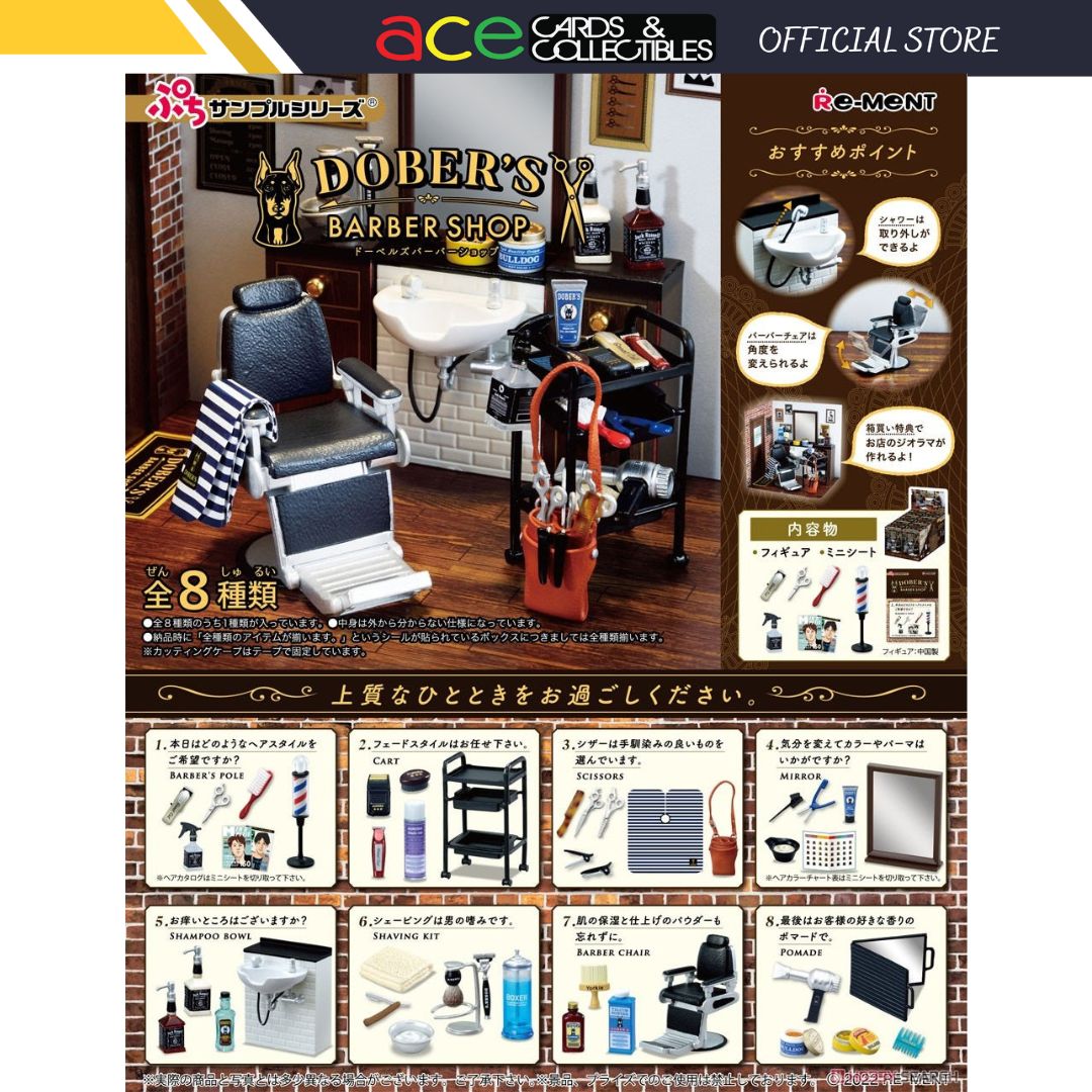 Re-Ment Dober's Barber Shop-Single Box (Random)-Re-Ment-Ace Cards & Collectibles
