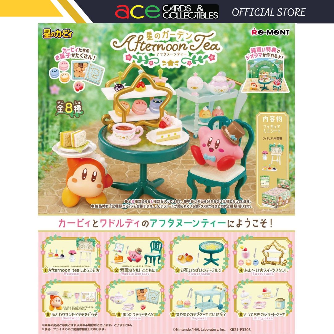 Re-Ment Kirby`s Dream Land Afternoon Tea-Single Box (Random)-Re-Ment-Ace Cards & Collectibles